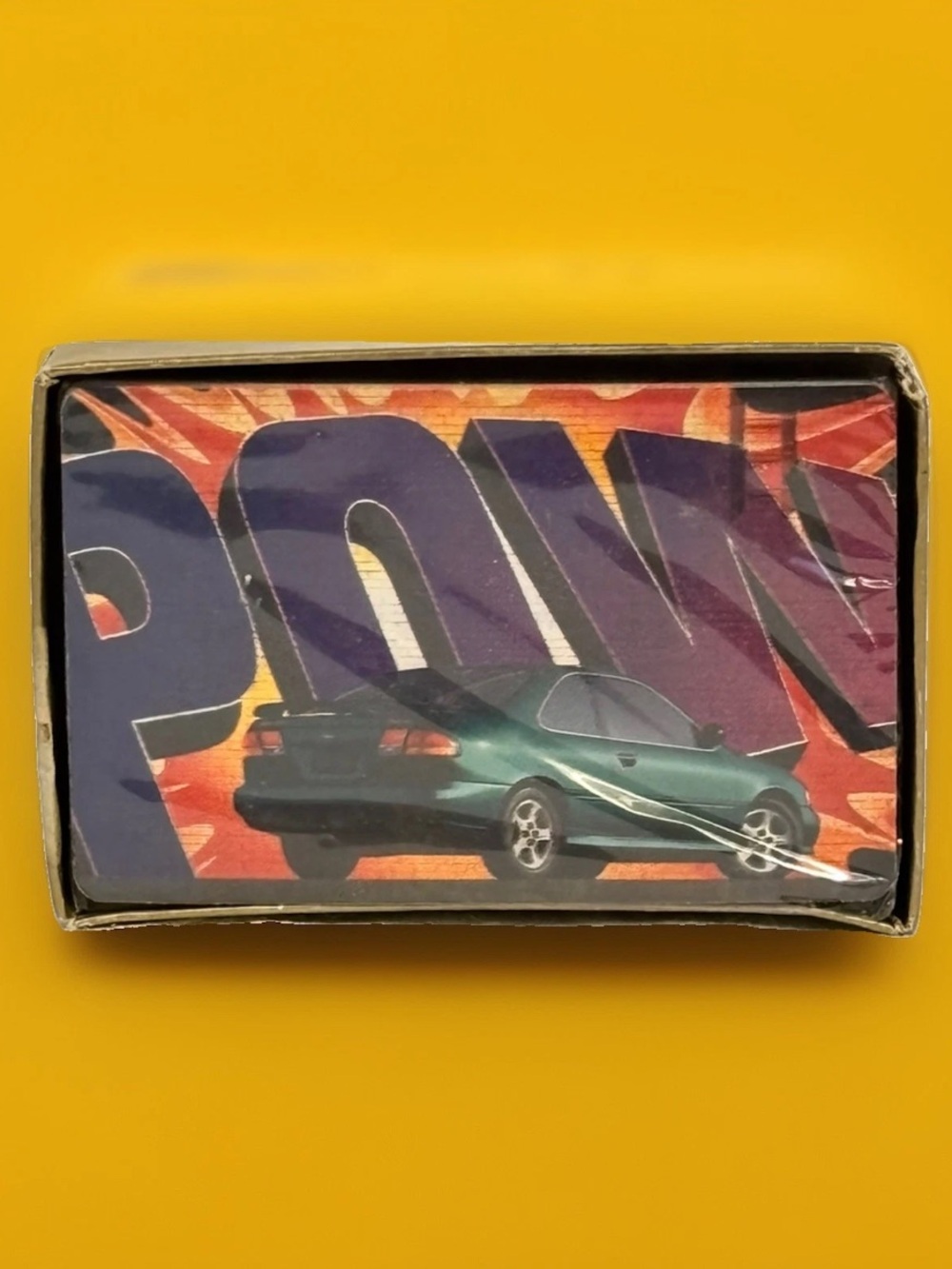 Vintage 1990s Honda Civic Playing Cards Sealed Deck Green Car Advertising Promo